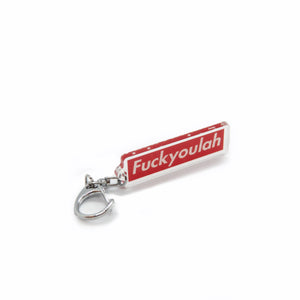 F**kyoulah acrylic keychain