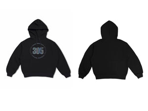 305 Hoodie (Black with 305 logo in the front)