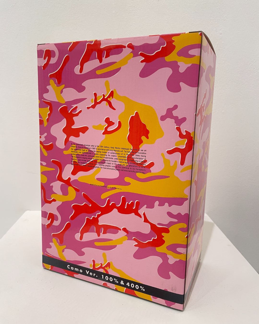 Bearbrick Andy Warhol Pink Camo 100% & 400%