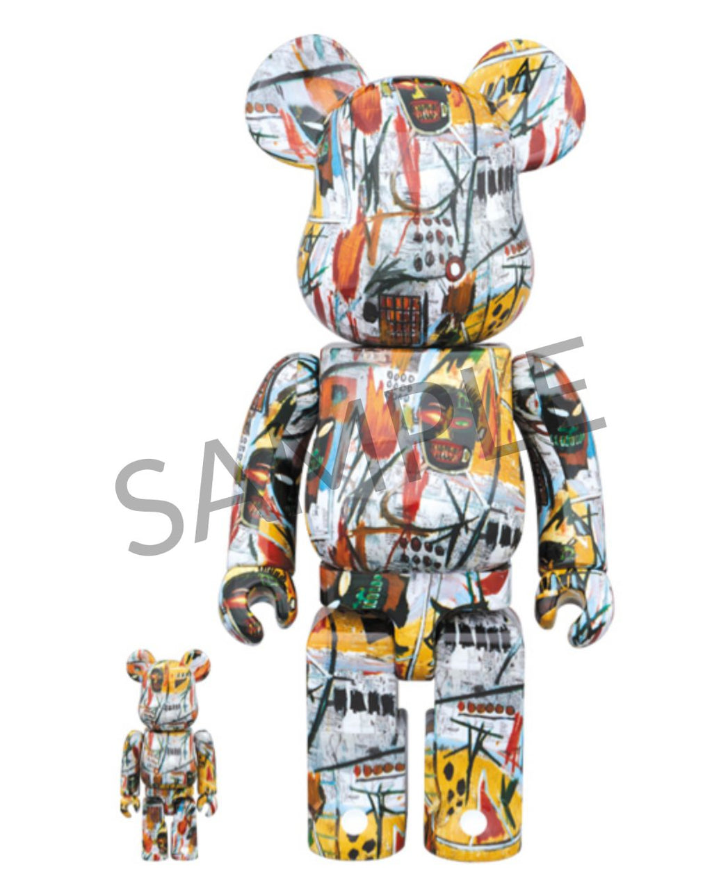 Bearbrick Jean-Michel Basquiat 100% & 400% set