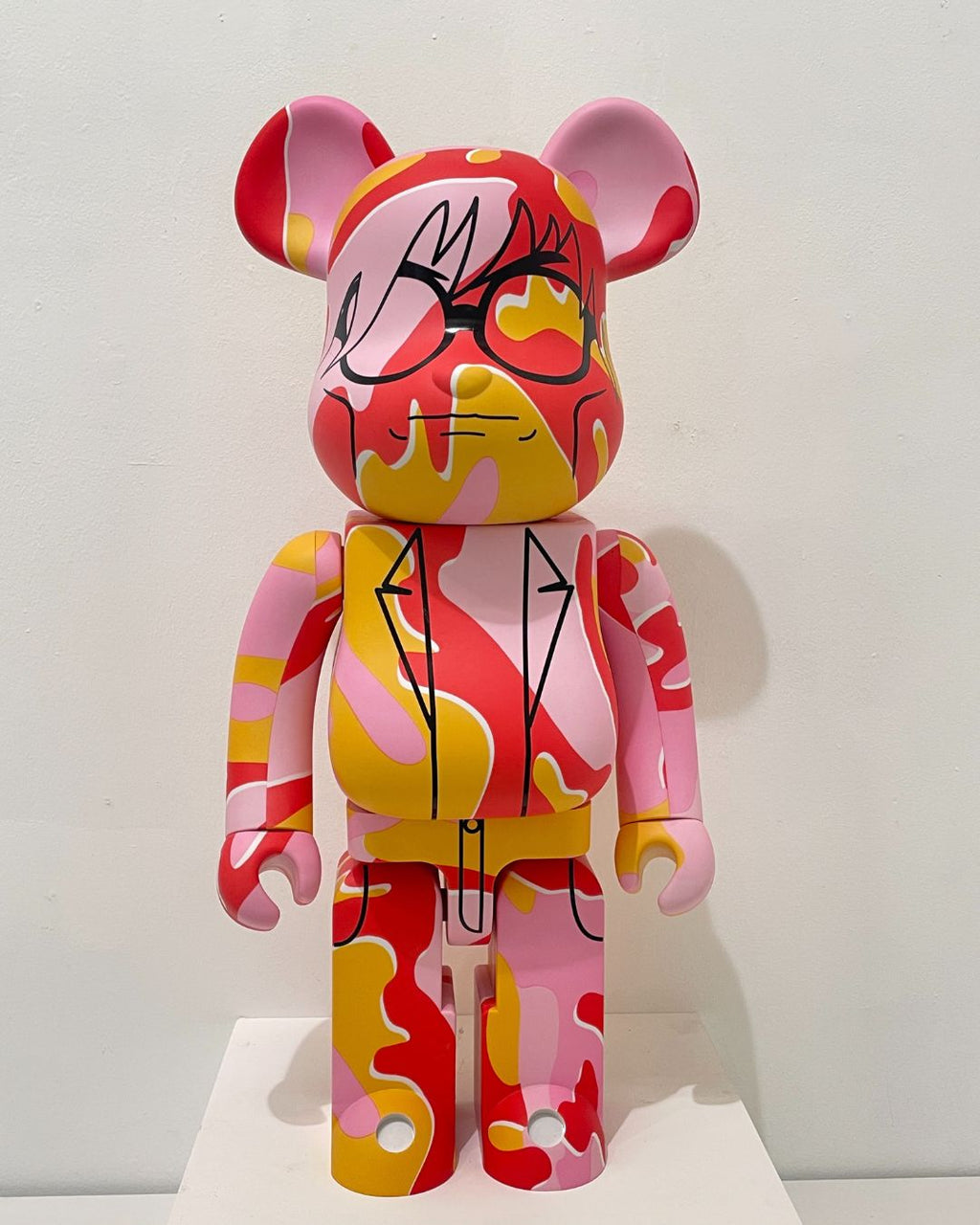 Bearbrick Andy Warhol Pink Camo - 1000%