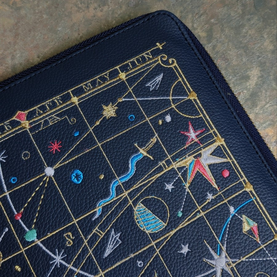 Galaxia Embroidered iPad Sleeve