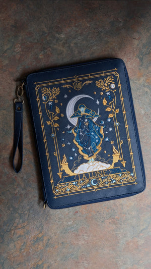 La Lune Embroidered iPad Case