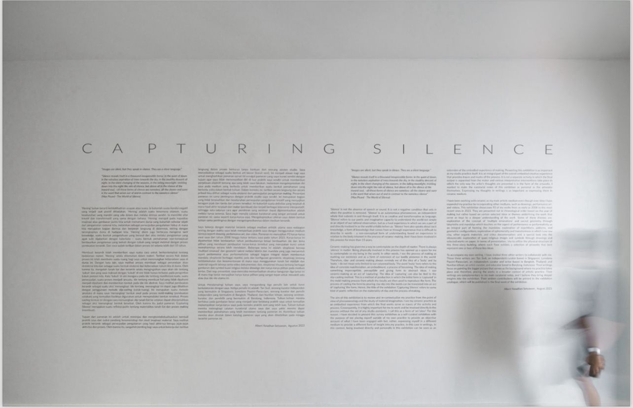 Capturing Silence by Albert Yonathan Setyawan - Book, First Edition