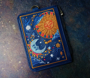Celestral Embroidered Card Wallet